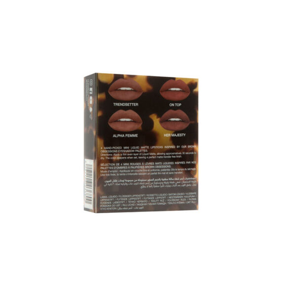 Huda Beauty Brown Obsessions Liquid Matte Minis - Image 2