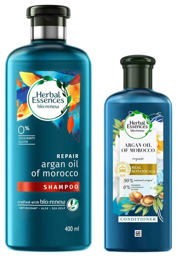 Herbal Essences Argan Oil Of Moroccan Shampoo & Conditioner With Free Neem Comb - Image 5
