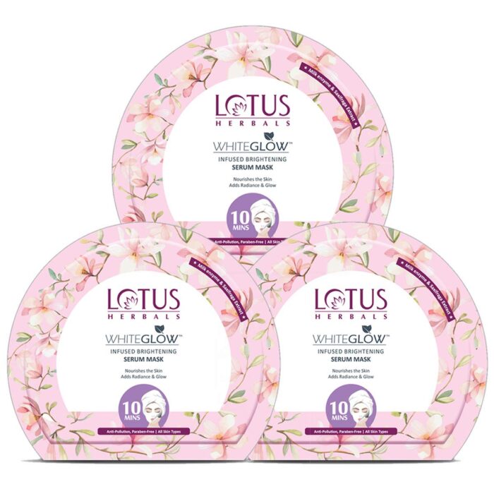 Lotus Herbals WhiteGlow Infused Brightening Serum Sheet Mask