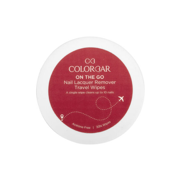 Colorbar On The Go Nail Lacquer Remover Wipes - Sunshine Rose - Image 3