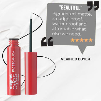 Faces Canada Magneteyes Eyeliner - Dramatic Black Finish - Image 2