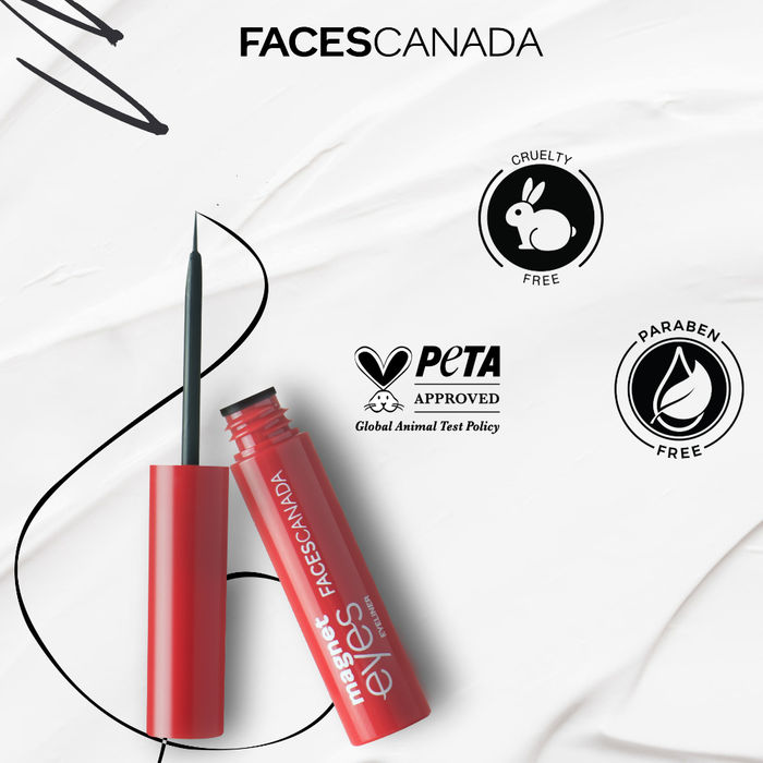Faces Canada Magneteyes Eyeliner - Dramatic Black Finish - Image 3