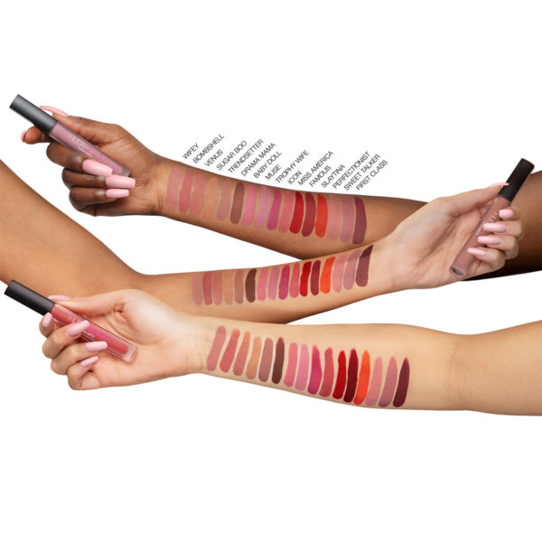 Huda Beauty New Liquid Matte Ultra-Comfort Transfer-Proof Lipstick - Image 5