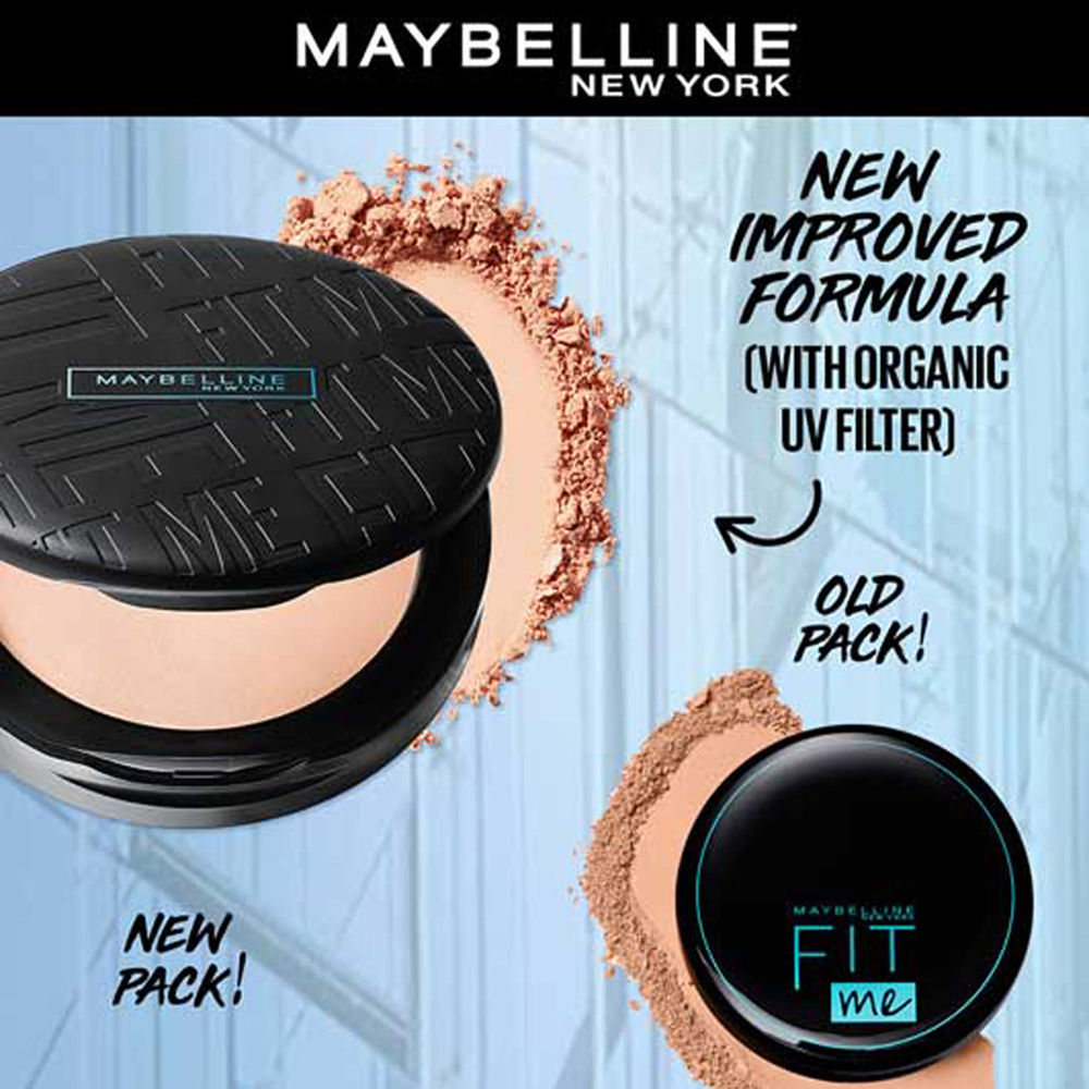 Maybelline New York Fit Me Matte + Poreless 16H Oil Control Compact Powder - 128 Warm Nude - Image 3