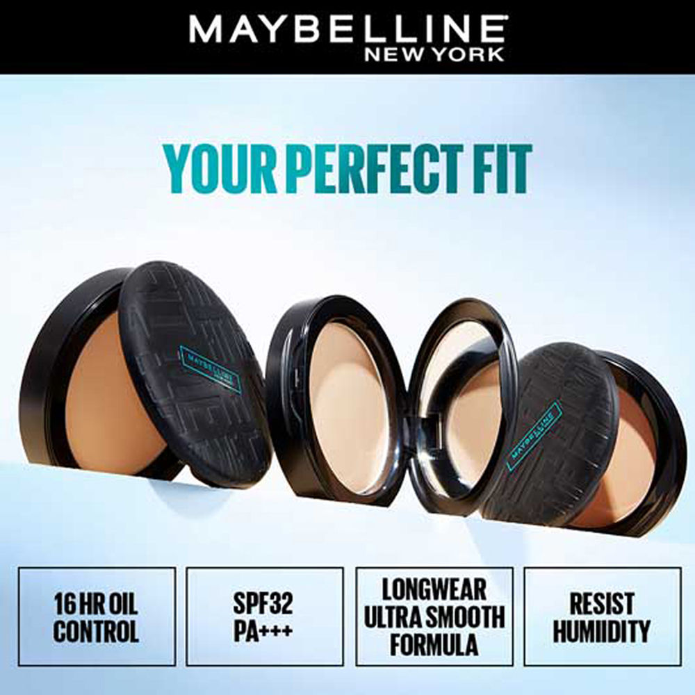 Maybelline New York Fit Me Matte + Poreless 16H Oil Control Compact Powder - 128 Warm Nude - Image 4