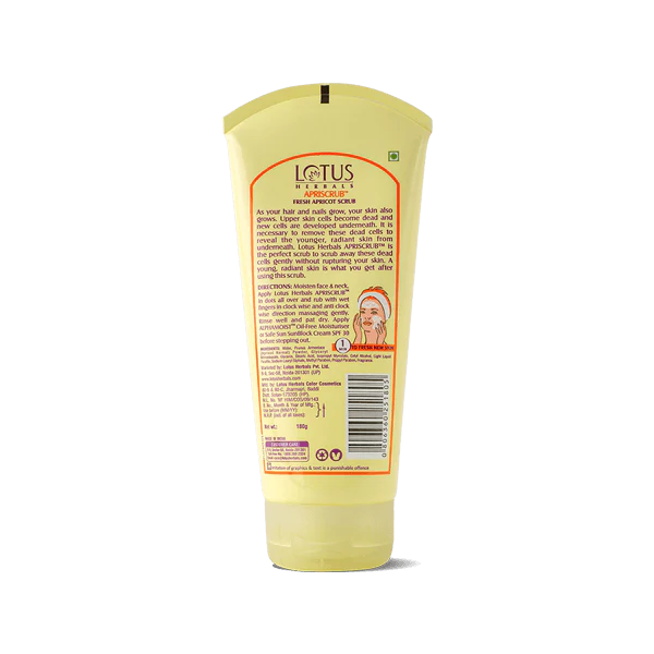 Lotus Herbals Apriscrub Fresh Apricot Scrub - Image 3